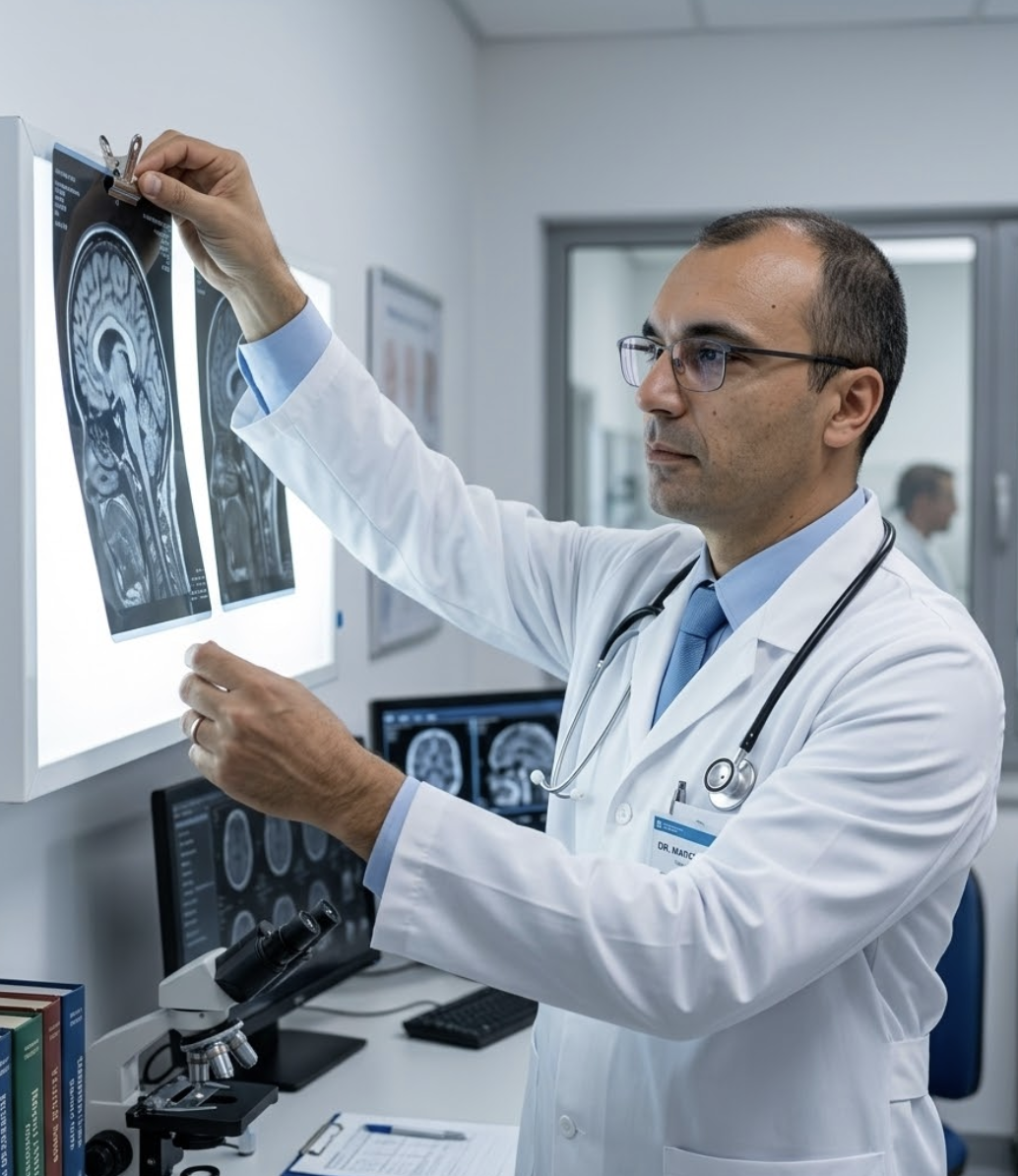 Dr. Ronchetti al lavoro